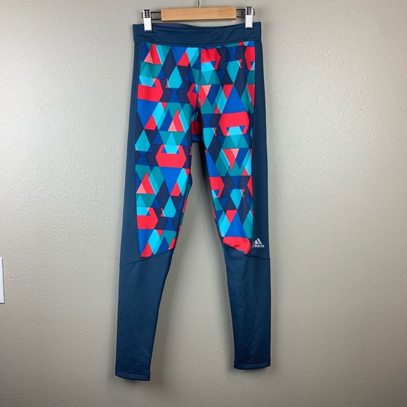 adidas Pants - Adida’s geometric Multi Colored Climalite Pants adidas Pants - Adida’s geometric Multi Colored Climalite Pants